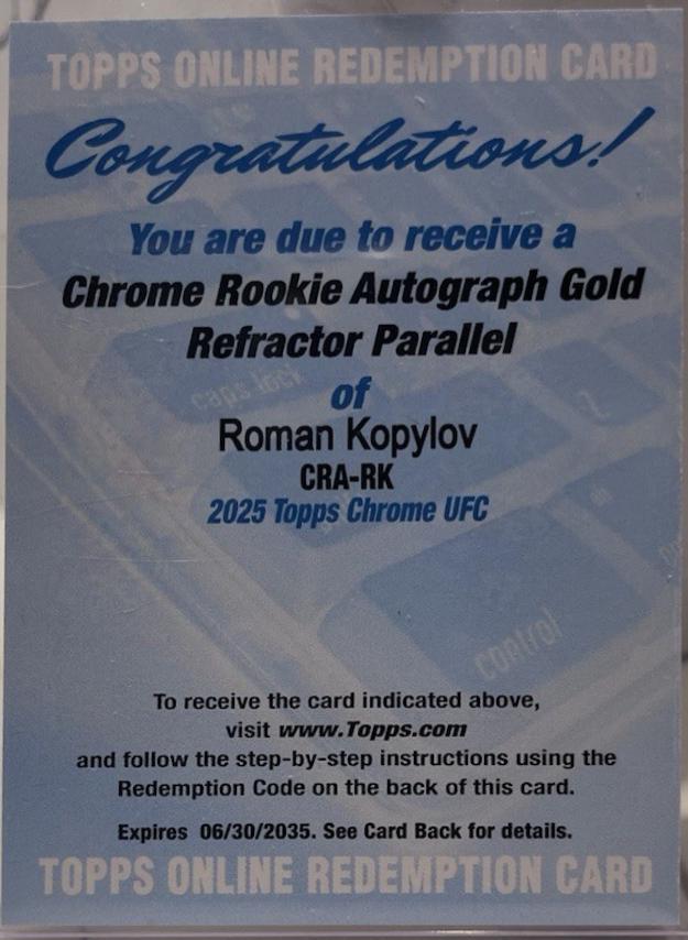 Roman Kopylov [Gold Refractor] #CRA-RK