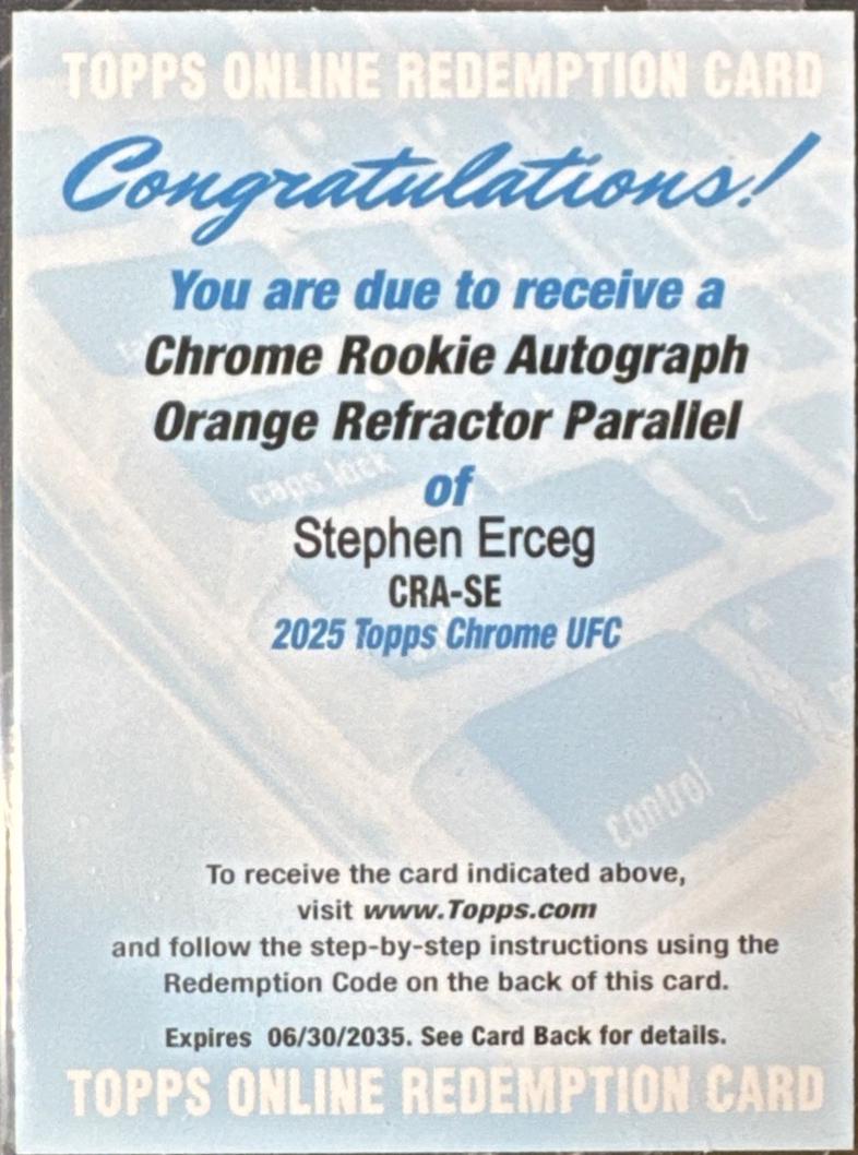 Stephen Erceg [Orange Refractor] #CRA-SE