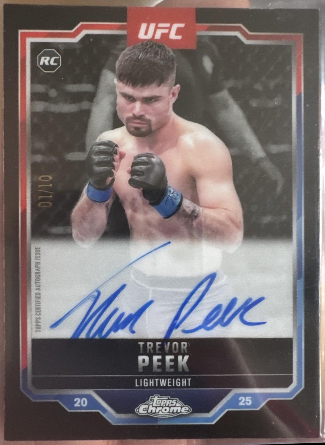 Trevor Peek [Black Refractor] #CRA-TP