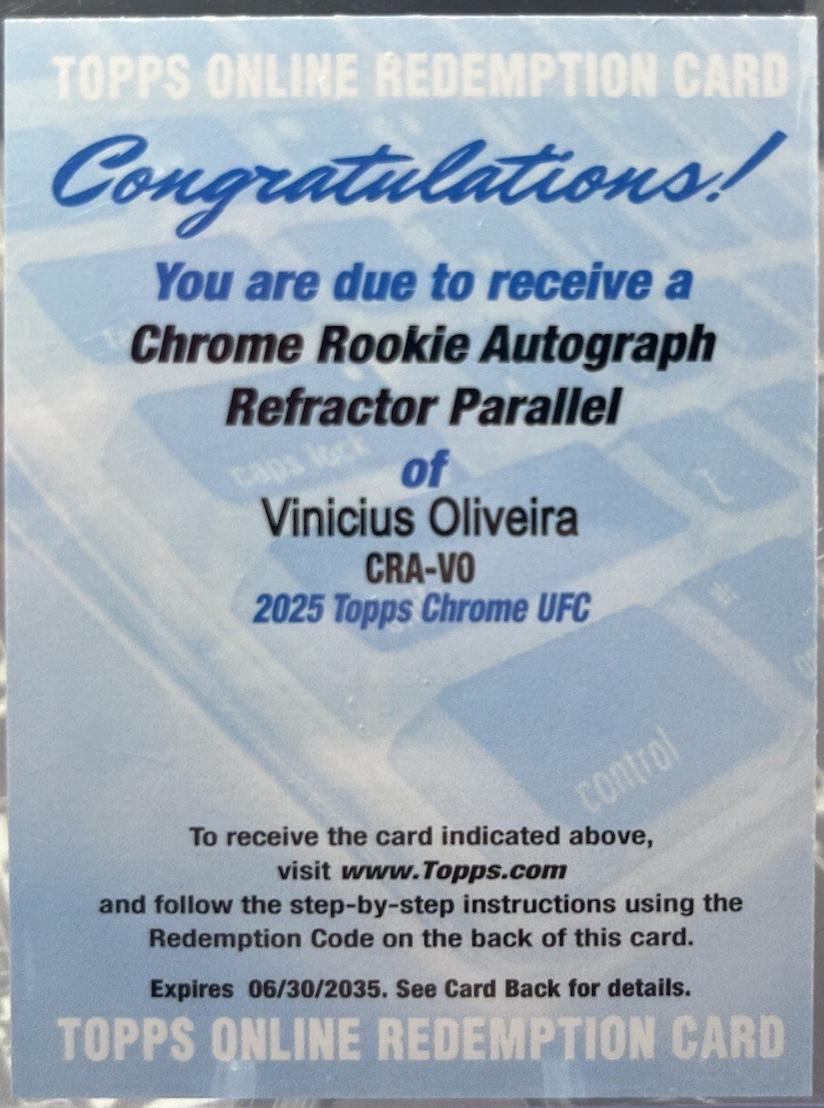 Vinicius Oliveira [Refractor] #CRA-VO