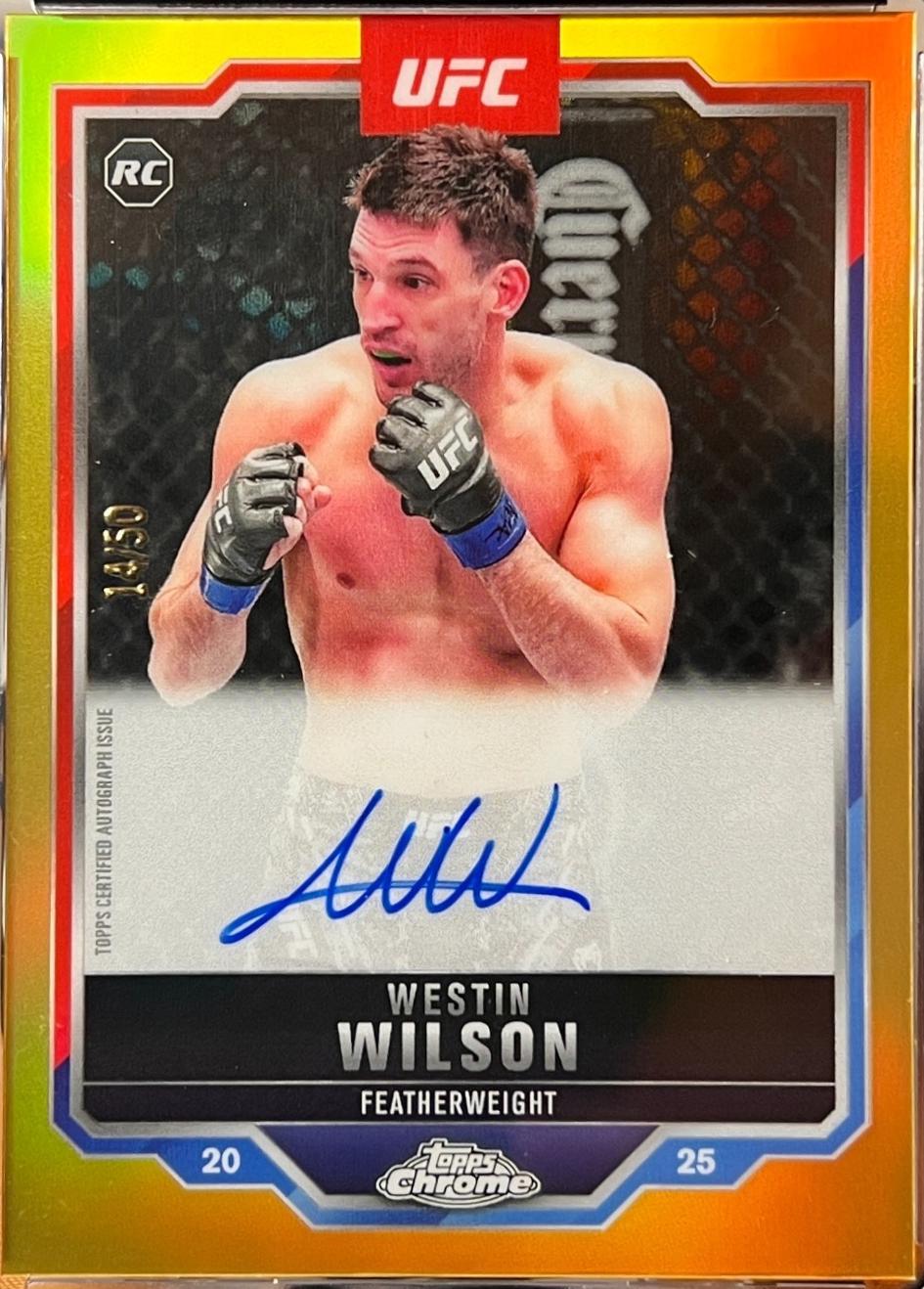 Westin Wilson [Gold Refractor] #CRA-WW
