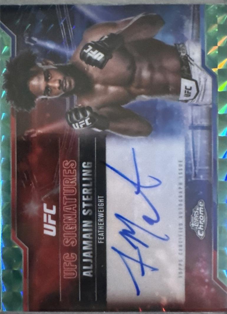 Aljamain Sterling [Geometric Aqua Refractor] #SIG-AS