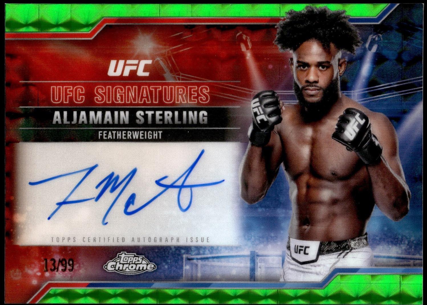 Aljamain Sterling [Geometric Green Refractor] #SIG-AS