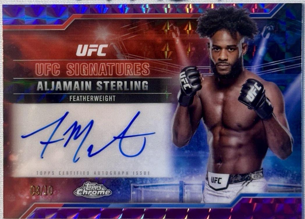 Aljamain Sterling [Geometric Purple Refractor] #SIG-AS
