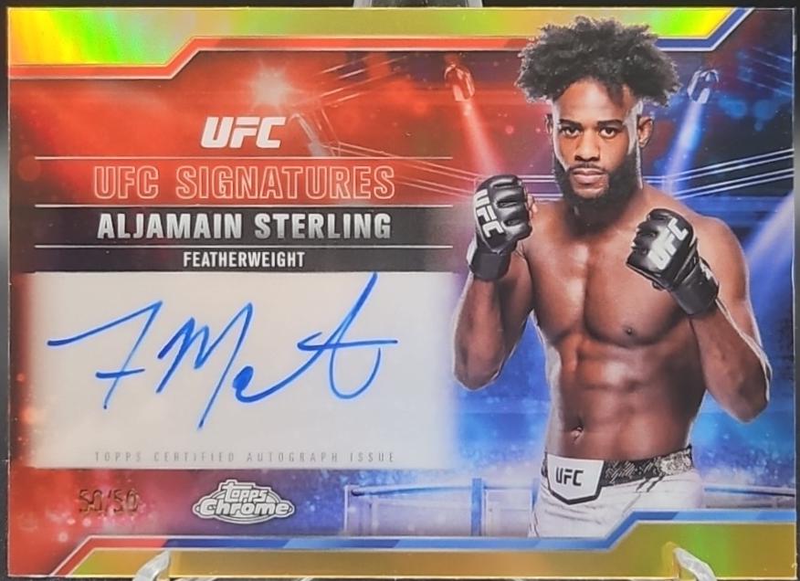 Aljamain Sterling [Gold Refractor] #SIG-AS