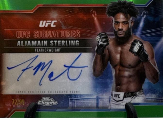 Aljamain Sterling [Green Refractor] #SIG-AS