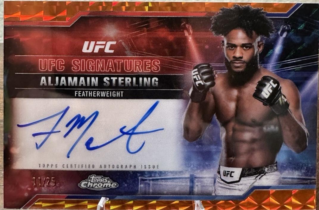 Aljamain Sterling [Orange Refractor] #SIG-AS