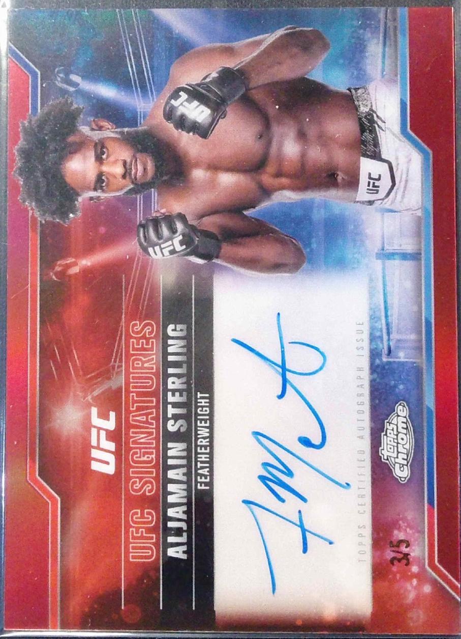 Aljamain Sterling [Red Refractor] #SIG-AS
