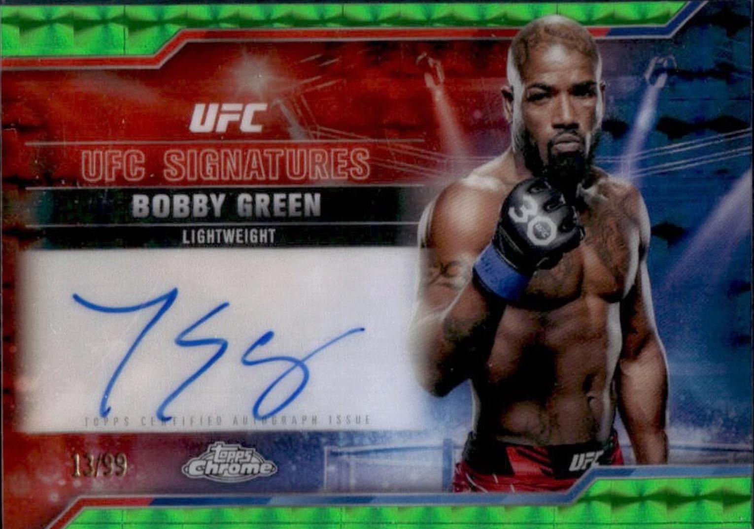 Bobby Green [Geometric Green Refractor] #SIG-BG