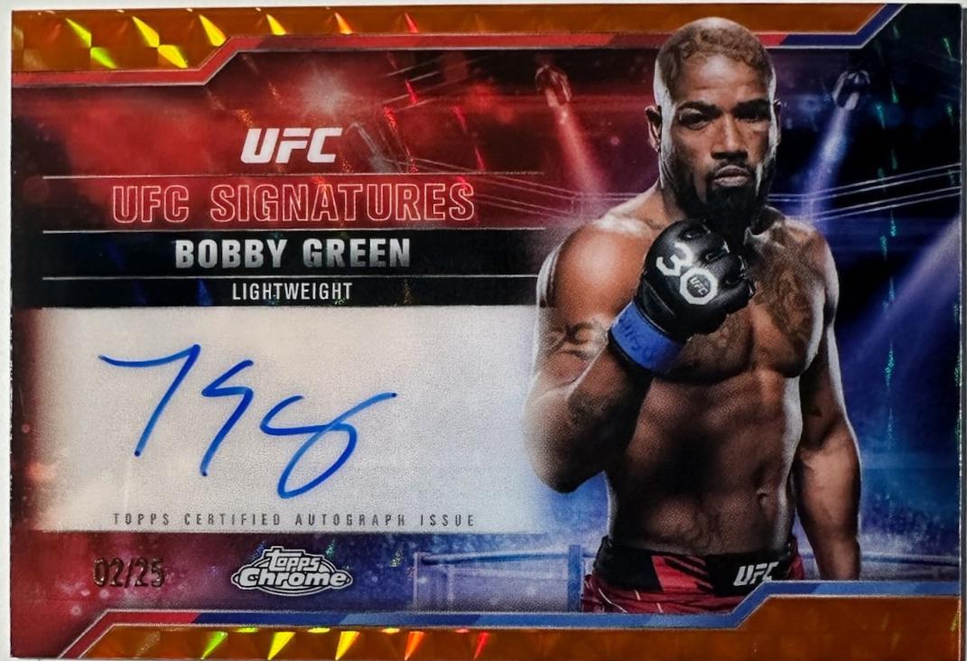 Bobby Green [Geometric Orange Refractor] #SIG-BG