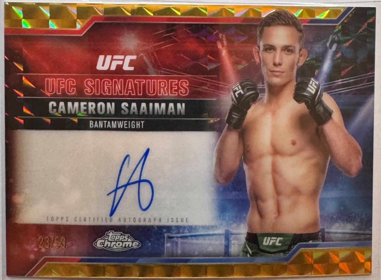 Cameron Saaiman [Geometric Gold Refractor] #SIG-CS