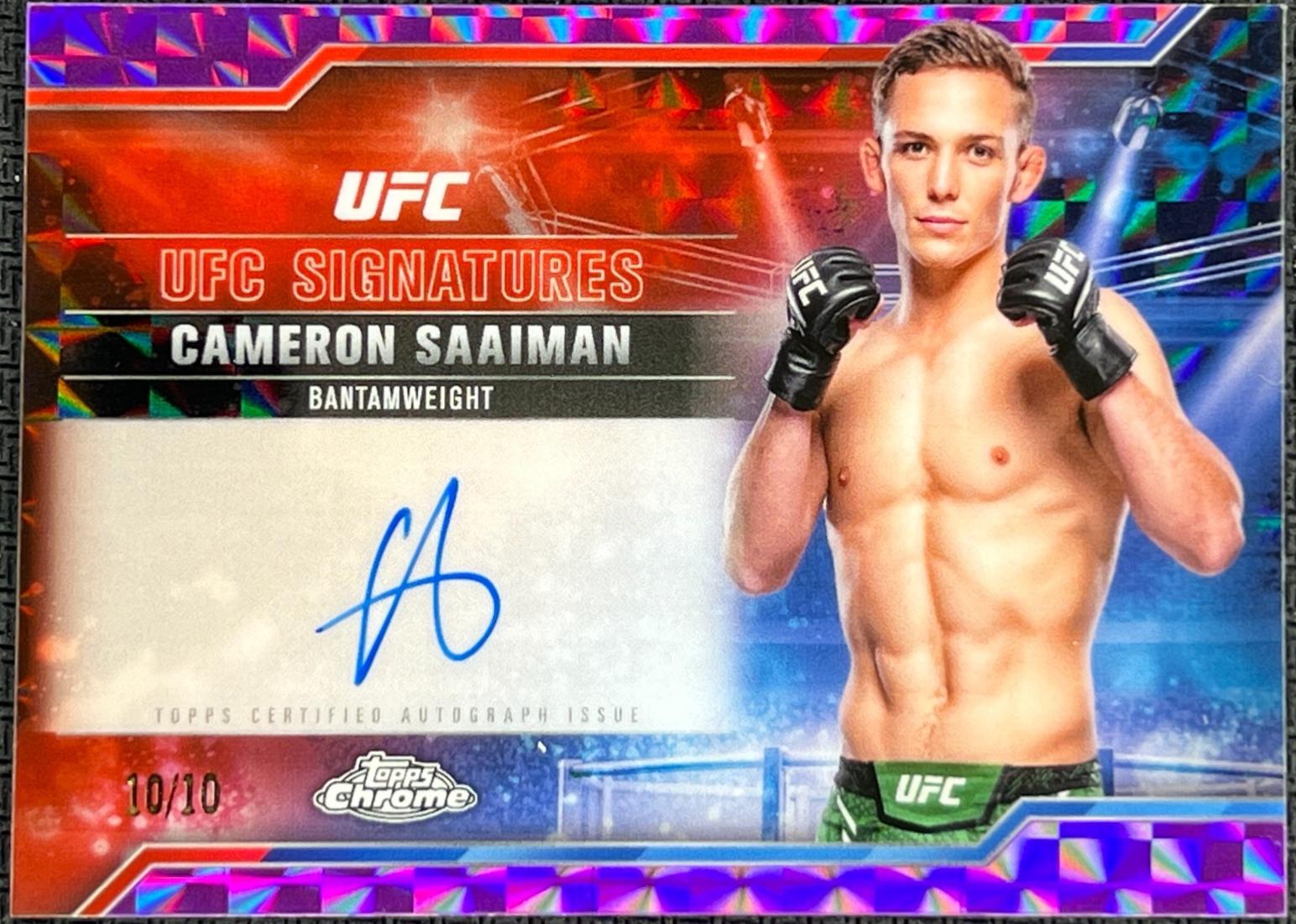 Cameron Saaiman [Geometric Purple Refractor] #SIG-CS