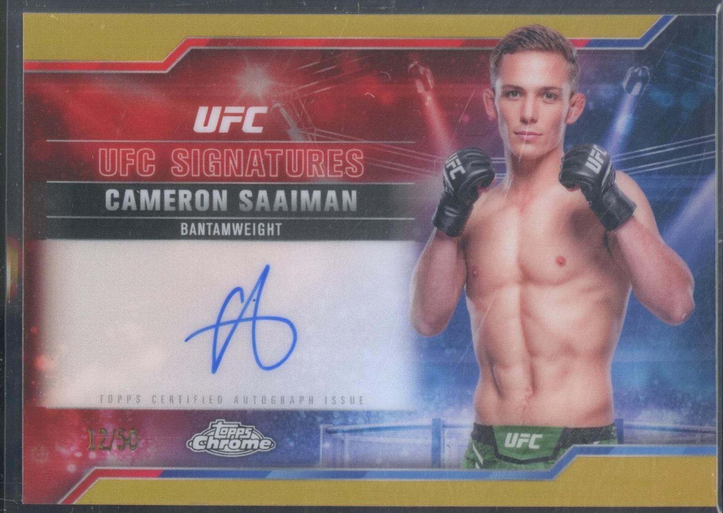 Cameron Saaiman [Gold Refractor] #SIG-CS