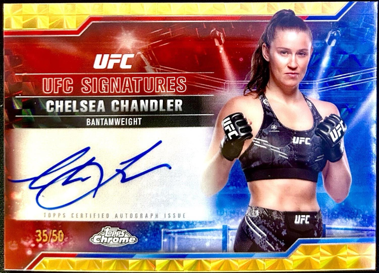 Chelsea Chandler [Geometric Gold Refractor] #SIG-CC