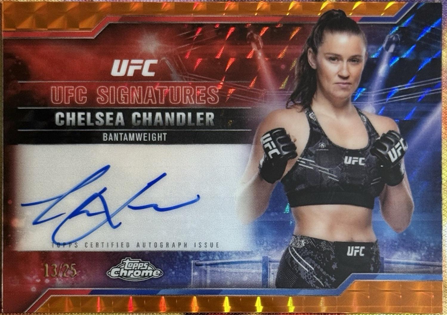Chelsea Chandler [Geometric Orange Refractor] #SIG-CC