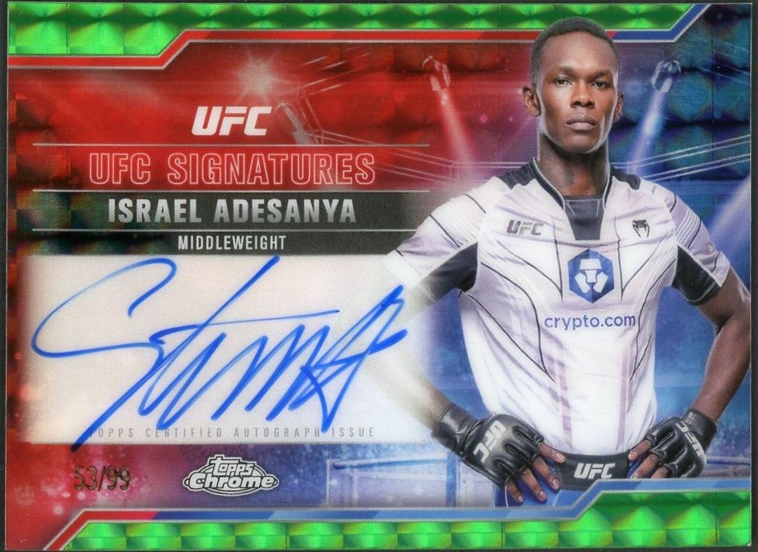 Israel Adesanya [Geometric Green Refractor] #SIG-IA