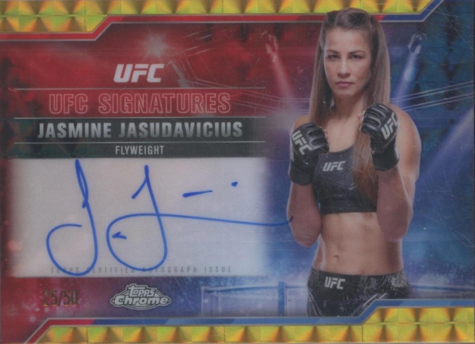 Jasmine Jasudavicius [Geometric Gold Refractor] #SIG-JS