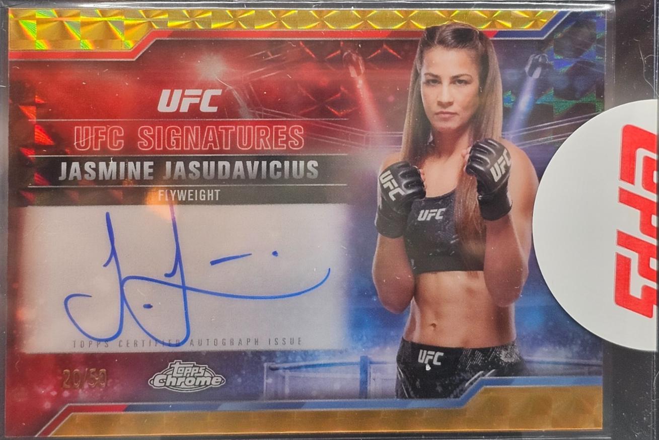 Jasmine Jasudavicius [Gold Refractor] #SIG-JS