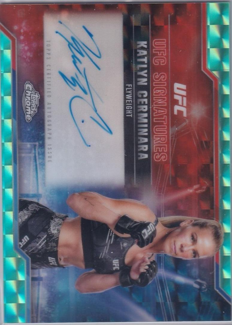 Katlyn Cerminara [Geometric Aqua Refractor] #SIG-KC