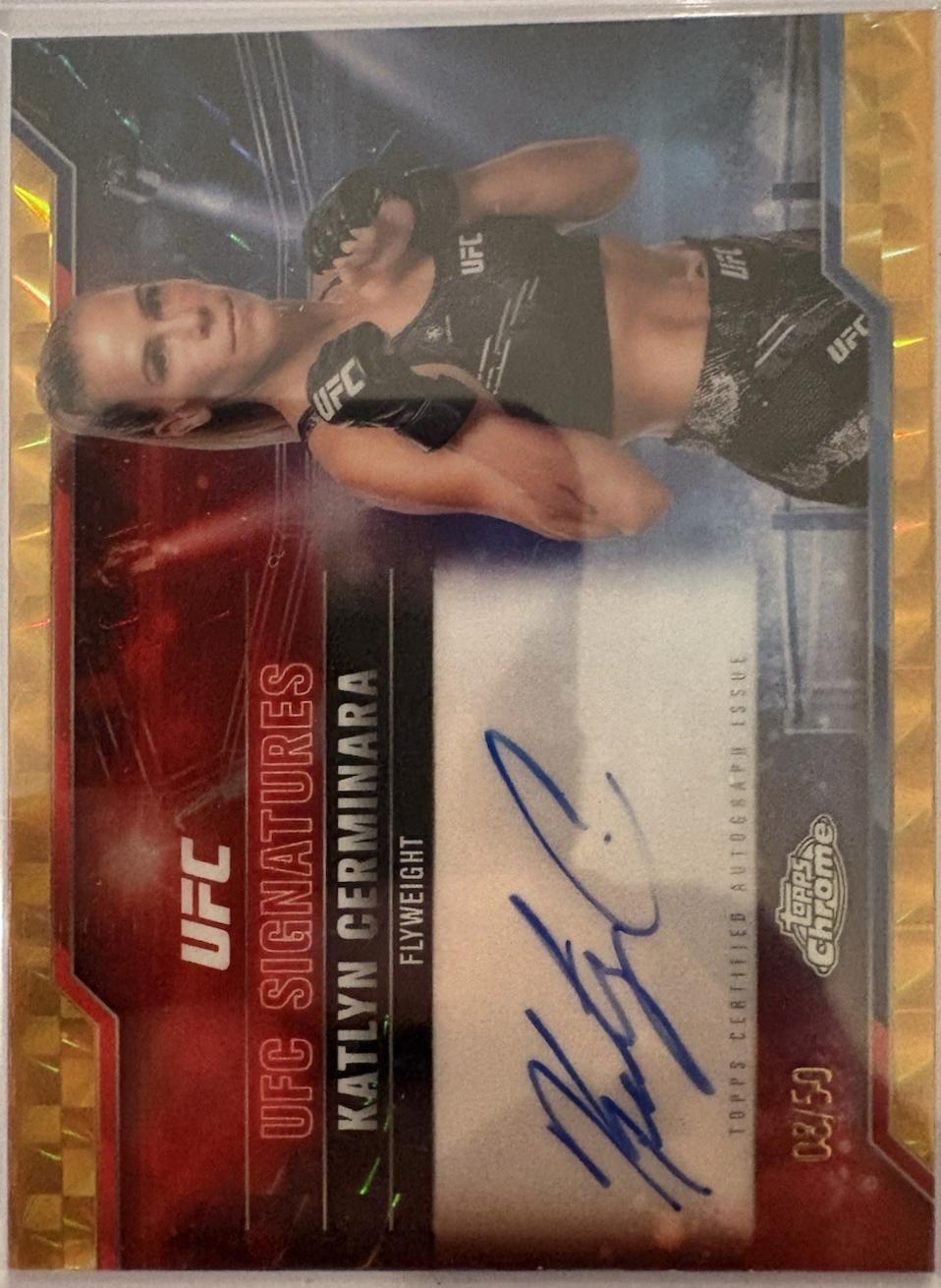 Katlyn Cerminara [Geometric Gold Refractor] #SIG-KC
