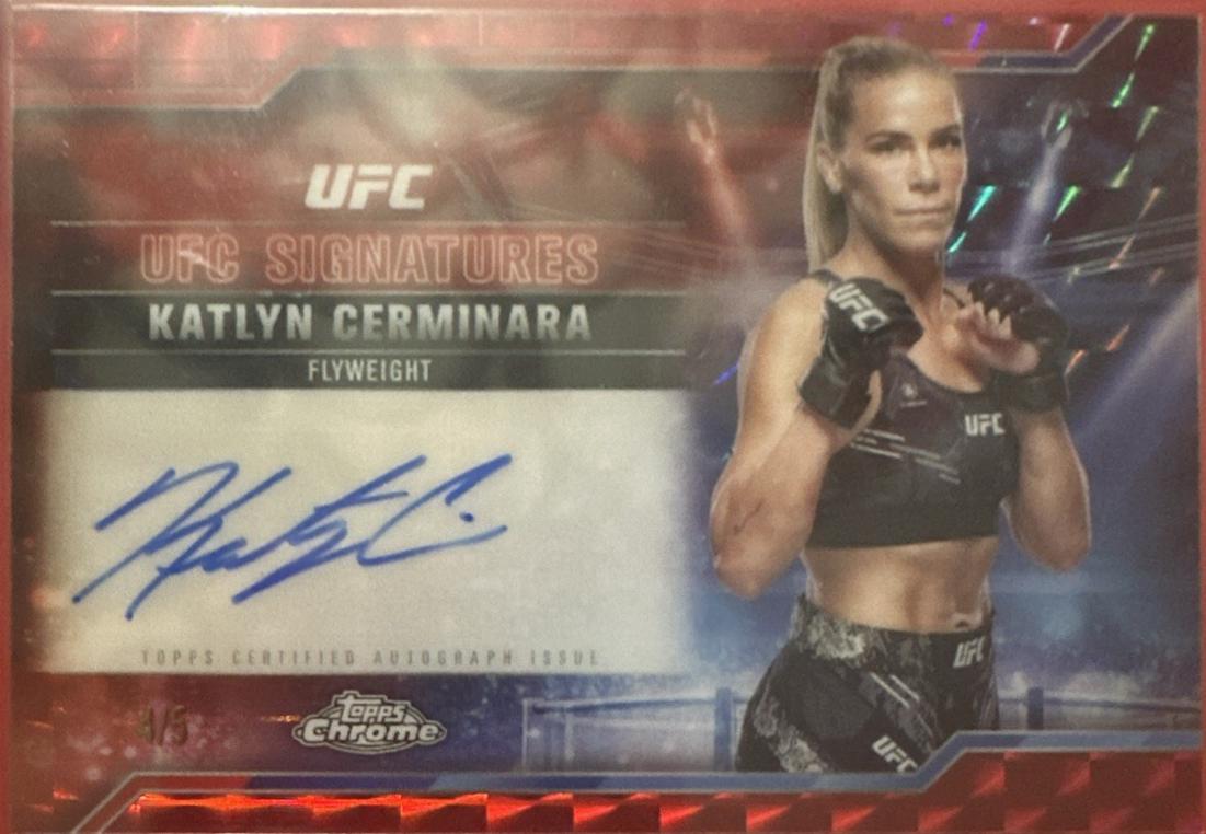 Katlyn Cerminara [Geometric Red Refractor] #SIG-KC