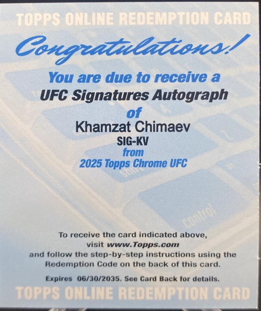 Khamzat Chimaev #SIG-KV