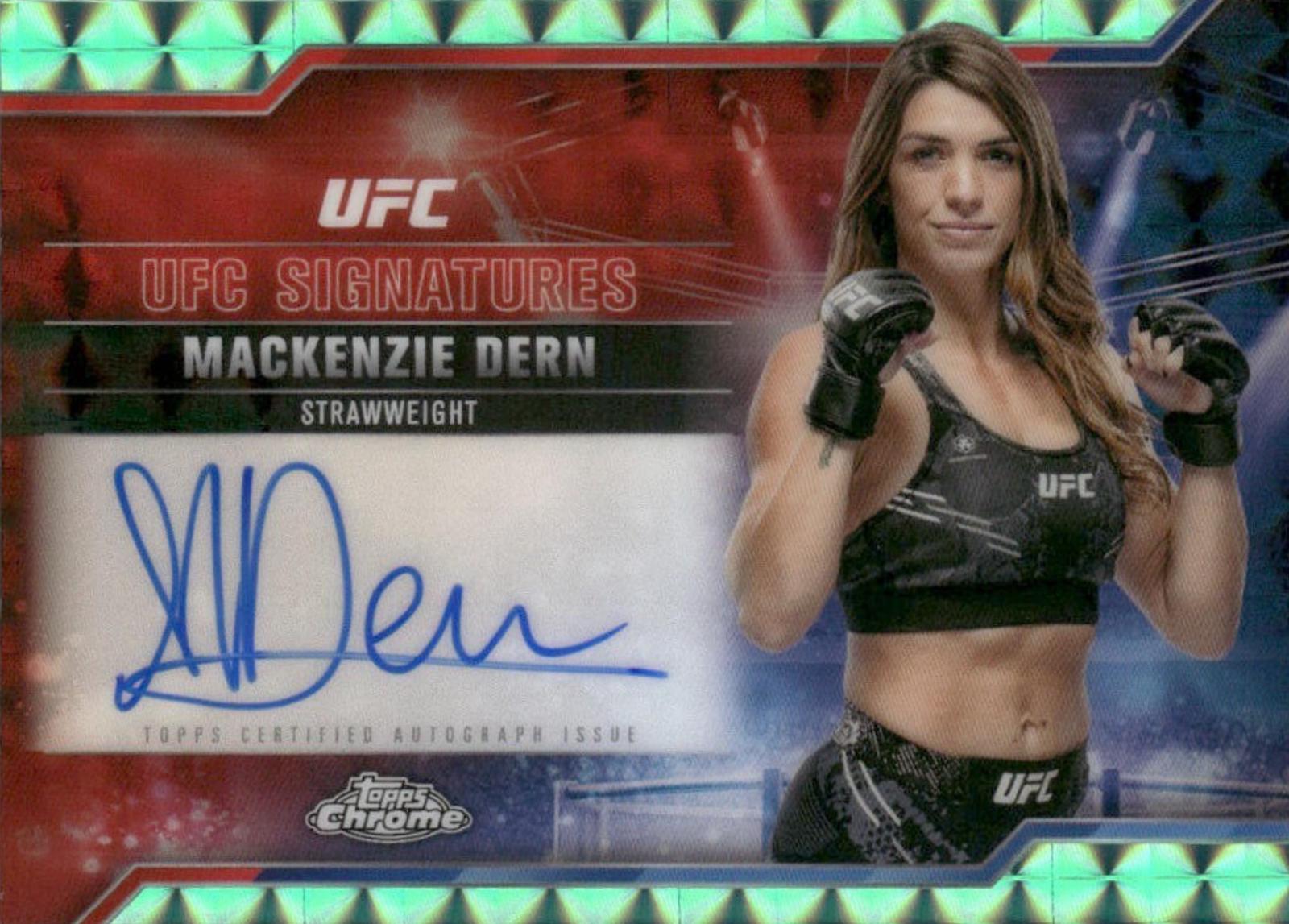 Mackenzie Dern [Geometric Aqua Refractor] #SIG-MD