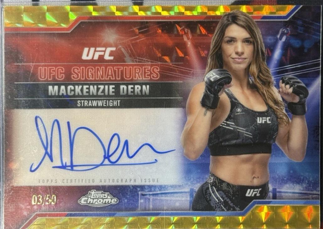 Mackenzie Dern [Geometric Gold Refractor] #SIG-MD
