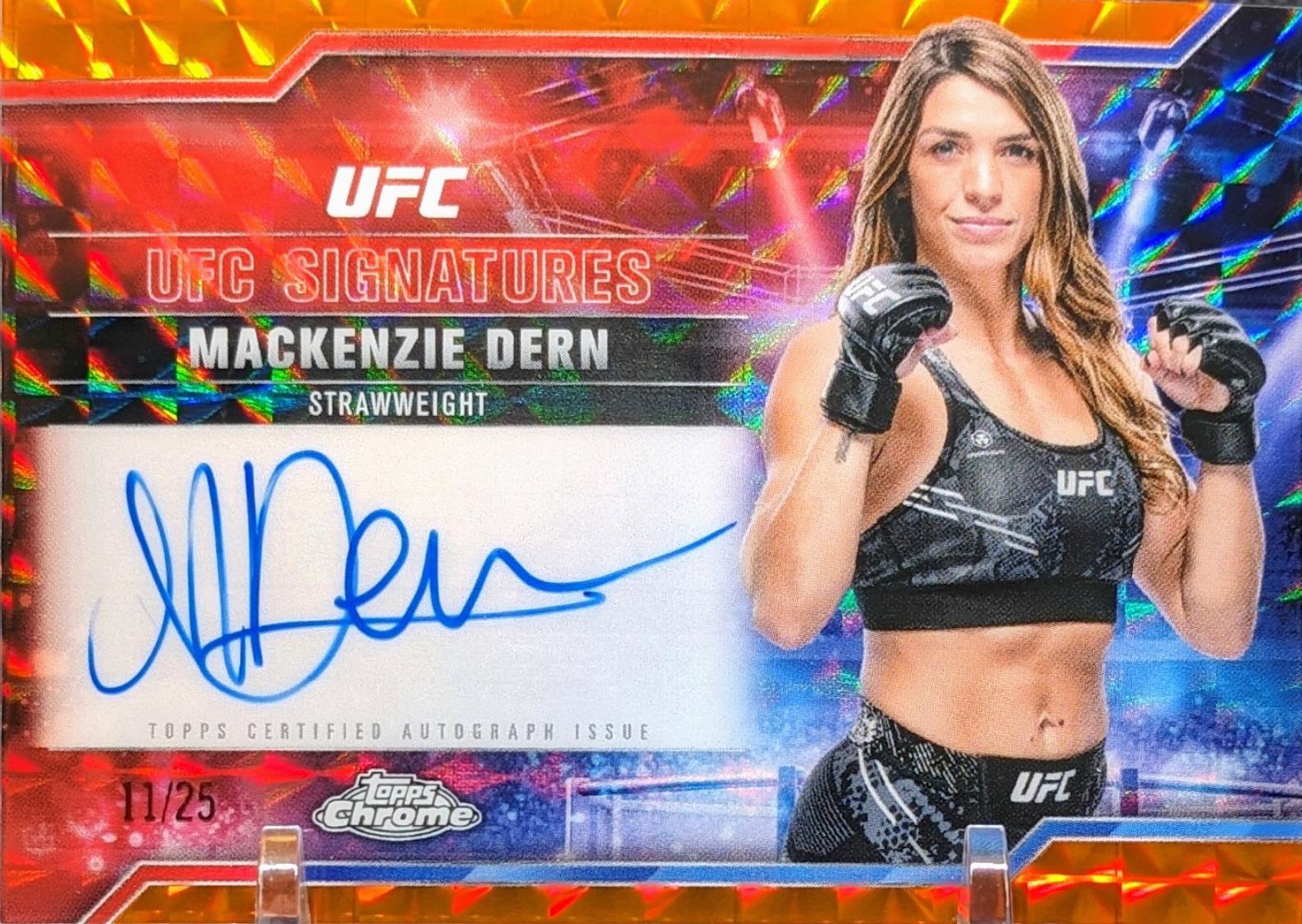 Mackenzie Dern [Geometric Orange Refractor] #SIG-MD