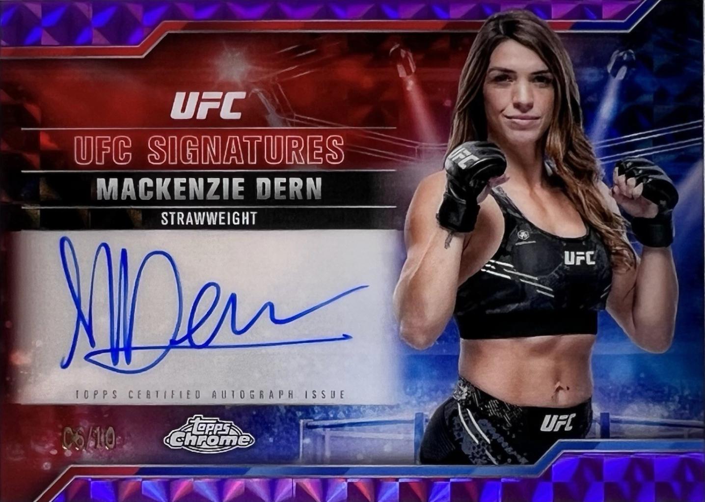 Mackenzie Dern [Geometric Purple Refractor] #SIG-MD