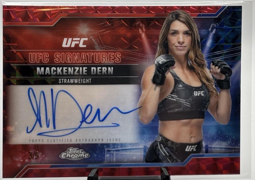 Mackenzie Dern [Geometric Red Refractor] #SIG-MD