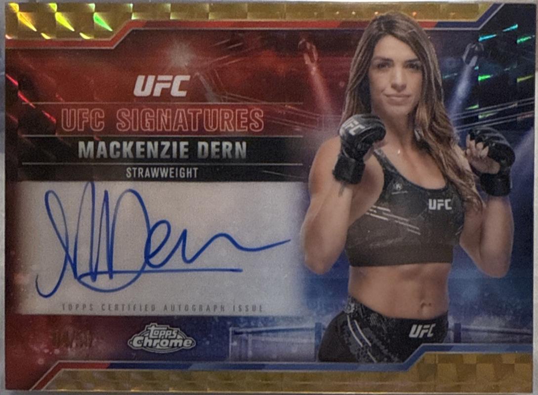 Mackenzie Dern [Gold Refractor] #SIG-MD