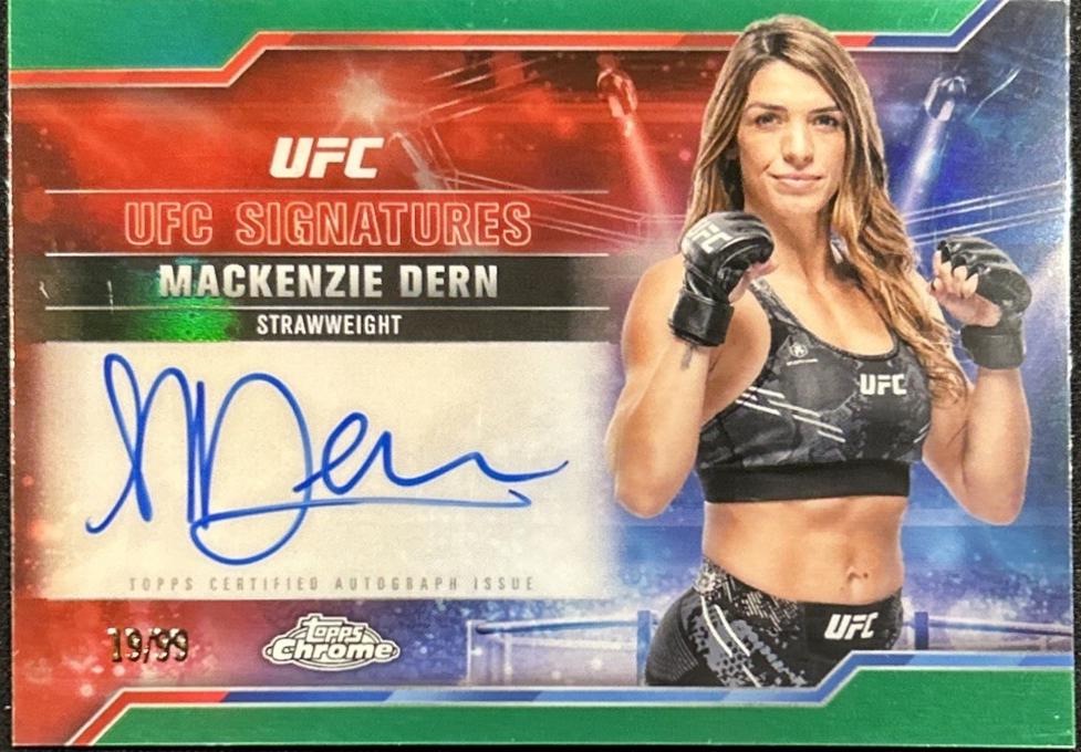 Mackenzie Dern [Green Refractor] #SIG-MD