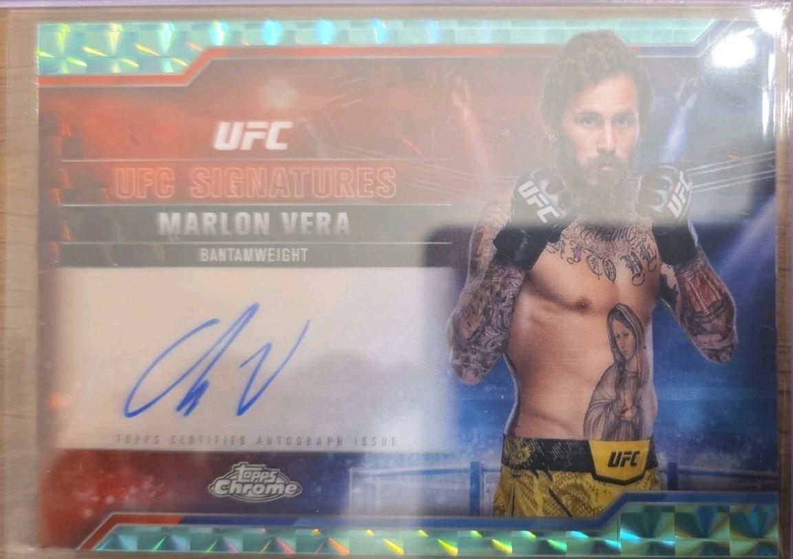 Marlon Vera [Geometric Aqua Refractor] #SIG-MV