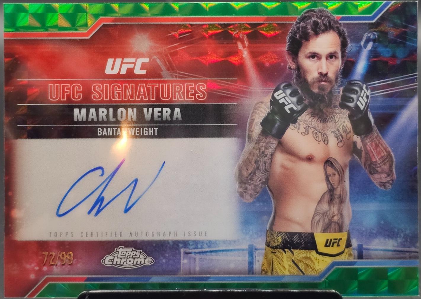 Marlon Vera [Geometric Green Refractor] #SIG-MV