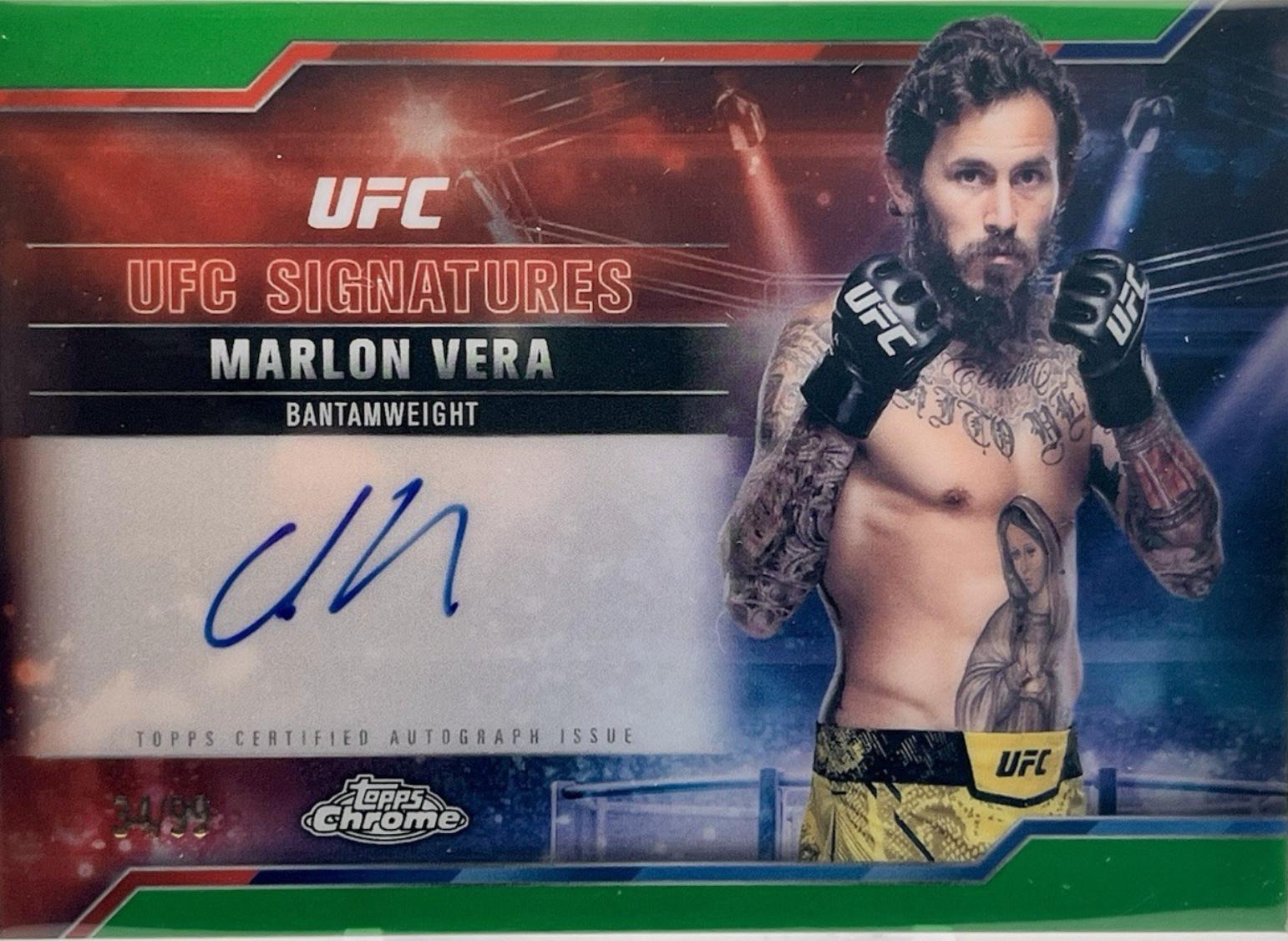 Marlon Vera [Green Refractor] #SIG-MV