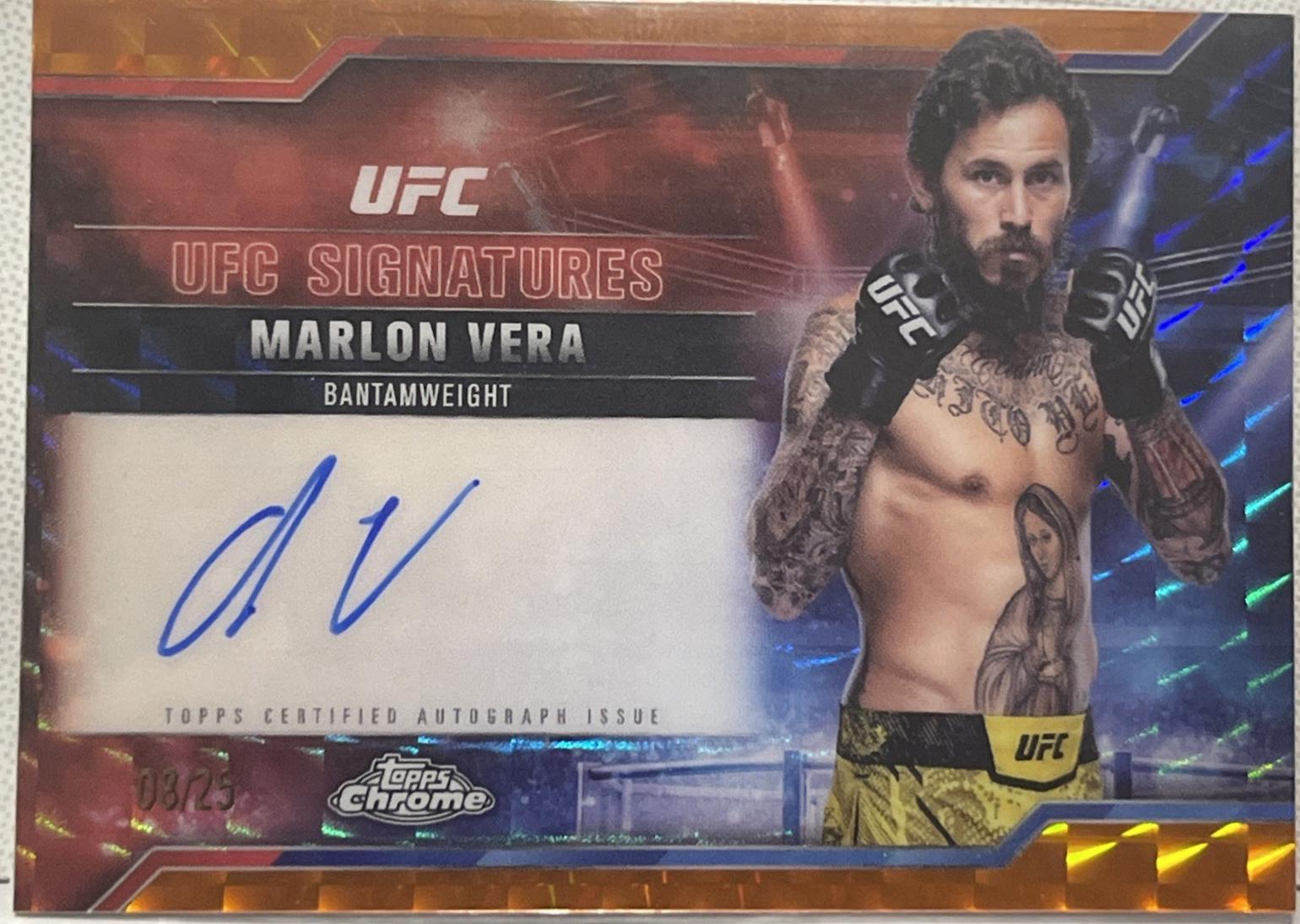 Marlon Vera [Orange Refractor] #SIG-MV