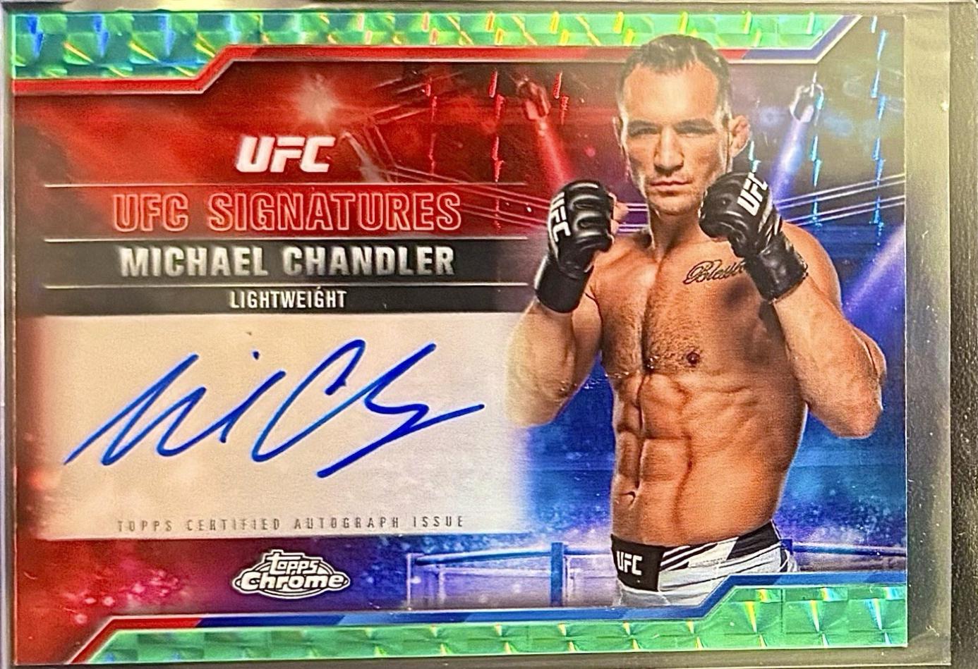 Michael Chandler [Geometric Purple Refractor] #SIG-MC