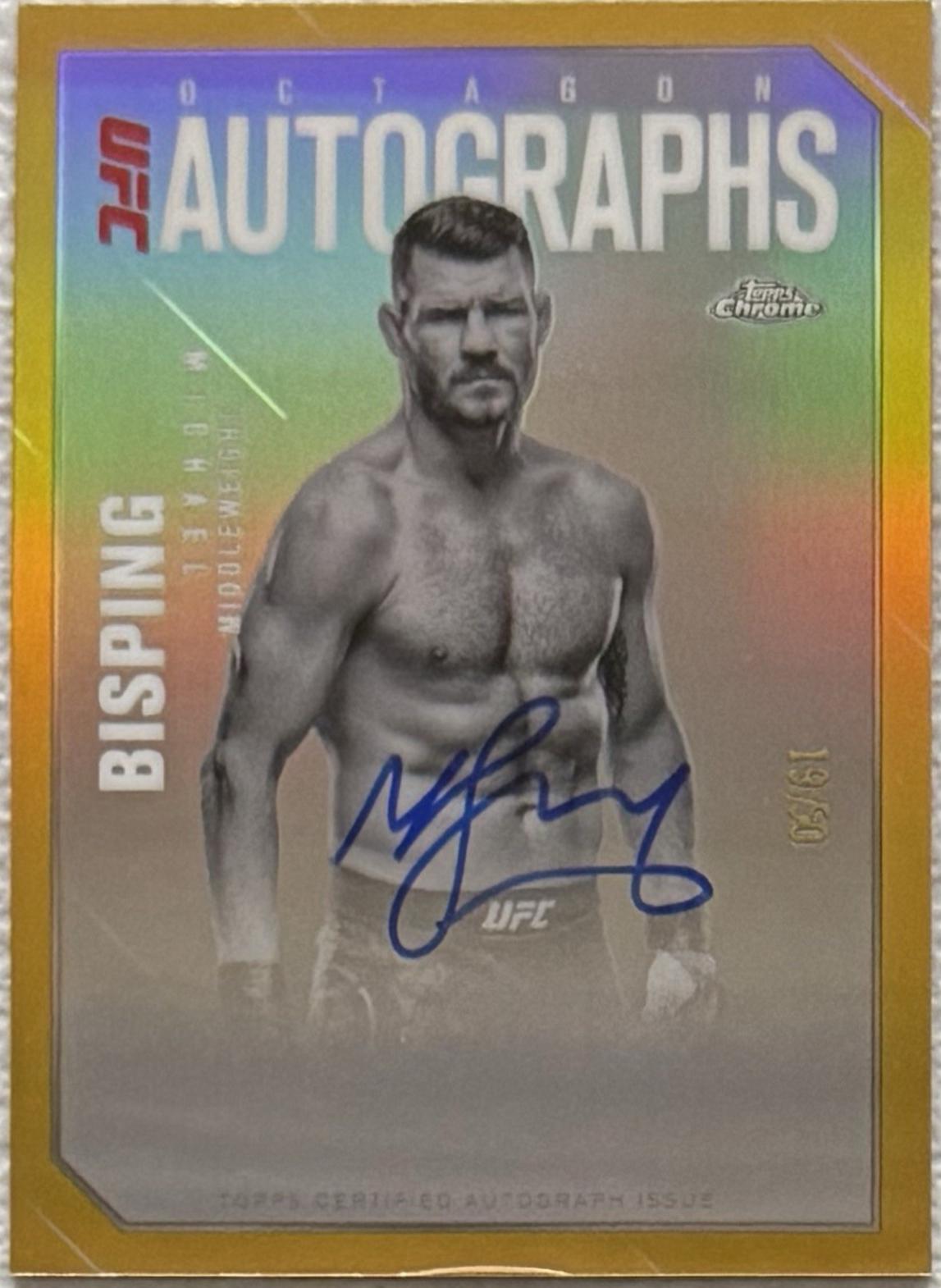 Michael Chandler [Gold Refractor] #SIG-MC