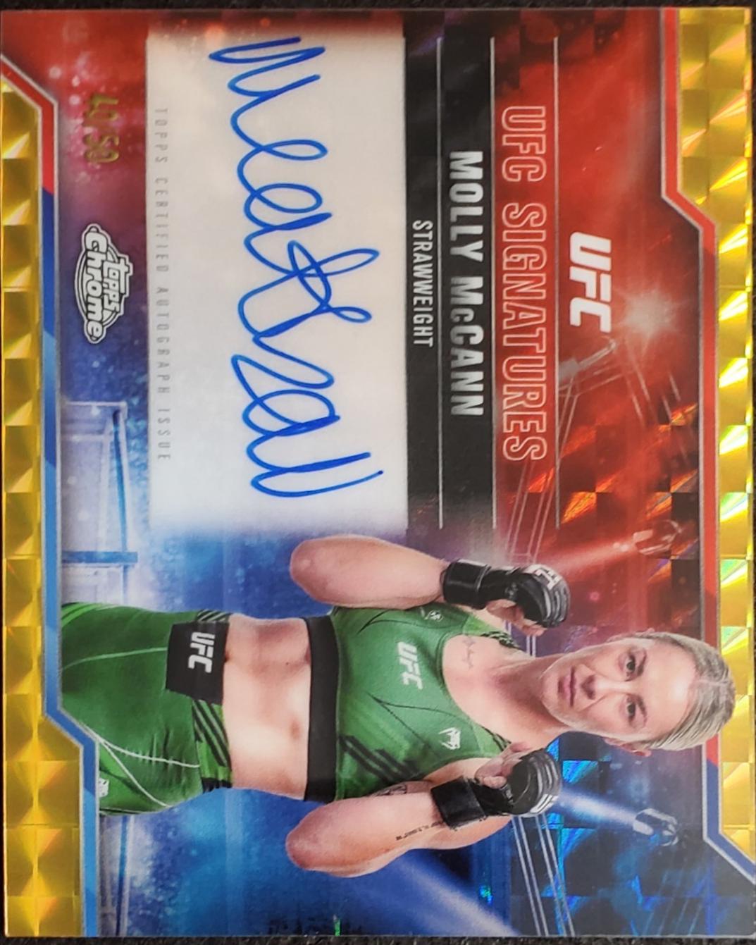 Molly McCann [Geometric Gold Refractor] #SIG-MM