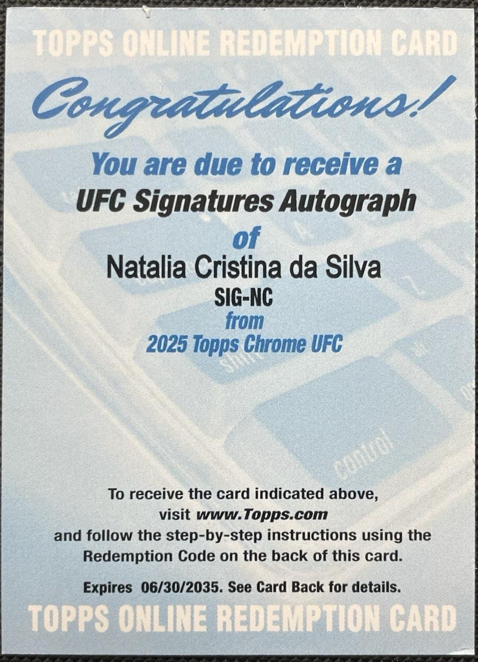 Natalia Cristina da Silva #SIG-NC