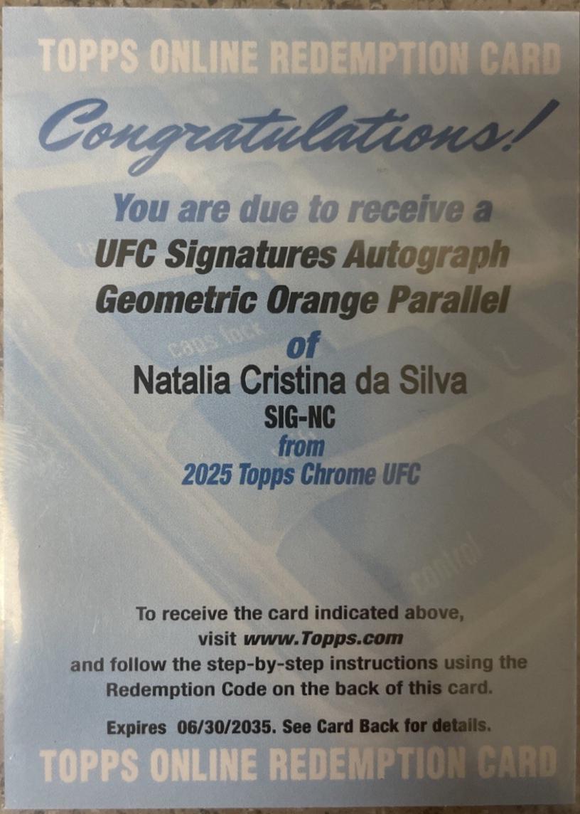 Natalia Cristina da Silva [Orange Refractor] #SIG-NC