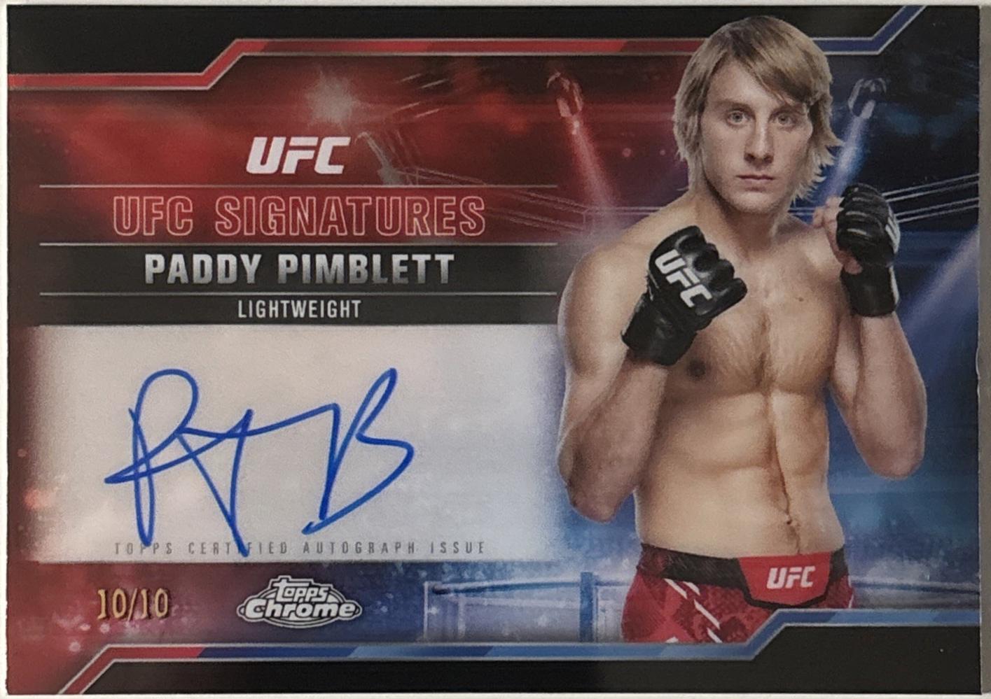 Paddy Pimblett [Black Refractor] #SIG-PP