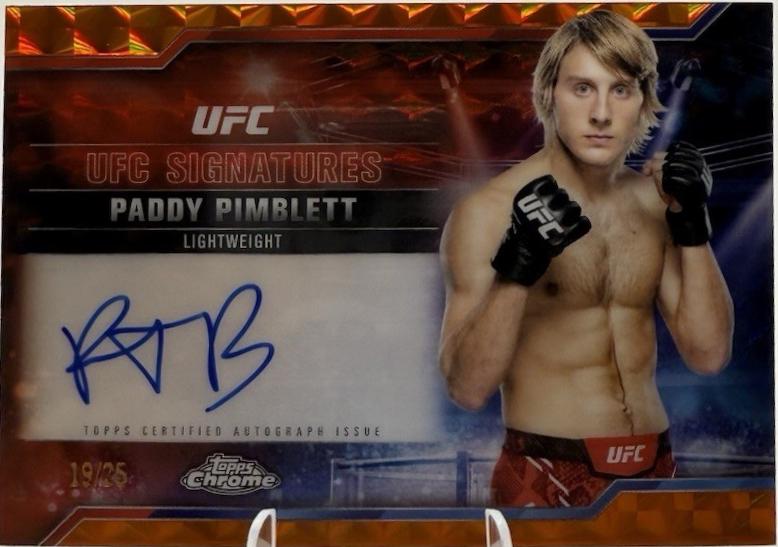 Paddy Pimblett [Geometric Orange Refractor] #SIG-PP