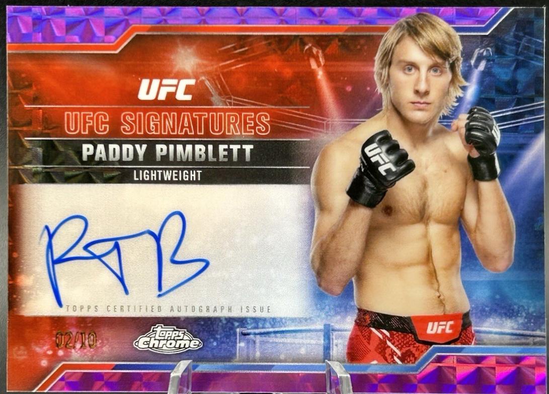 Paddy Pimblett [Geometric Purple Refractor] #SIG-PP