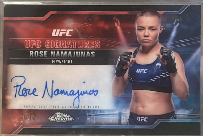 Rose Namajunas [Black Refractor] #SIG-RN