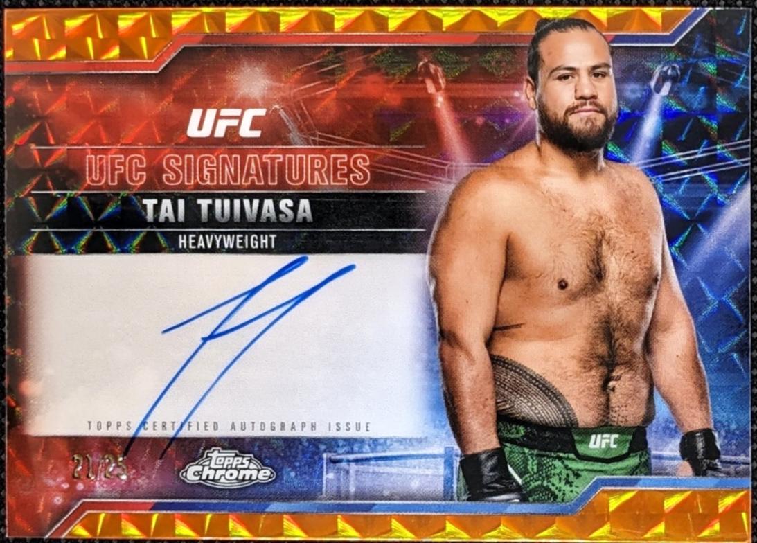 Tai Tuivasa [Geometric Orange Refractor] #SIG-TT