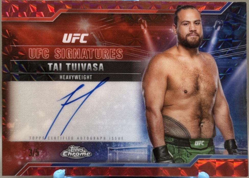 Tai Tuivasa [Geometric Red Refractor] #SIG-TT