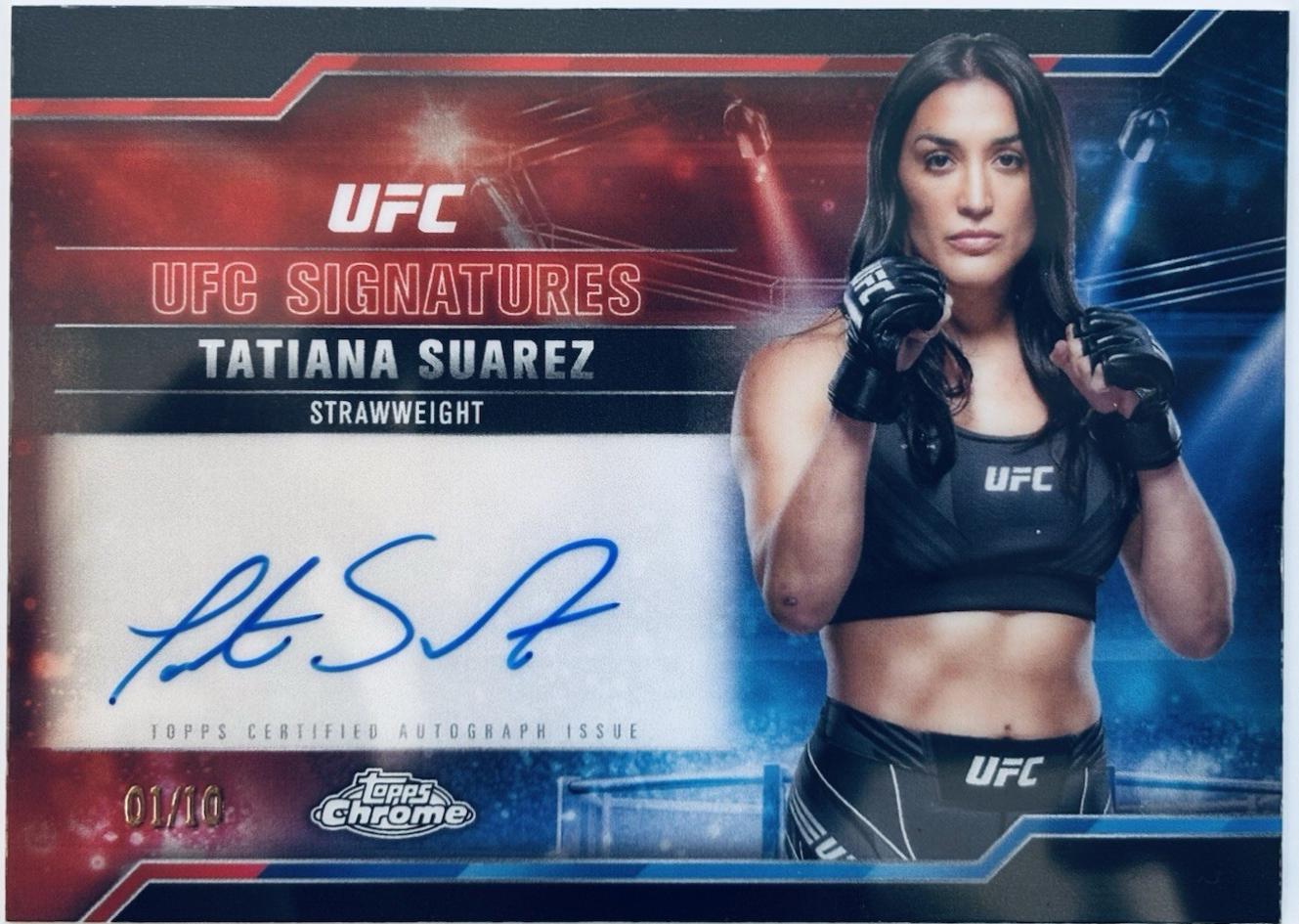 Tatiana Suarez [Black Refractor] #SIG-TS