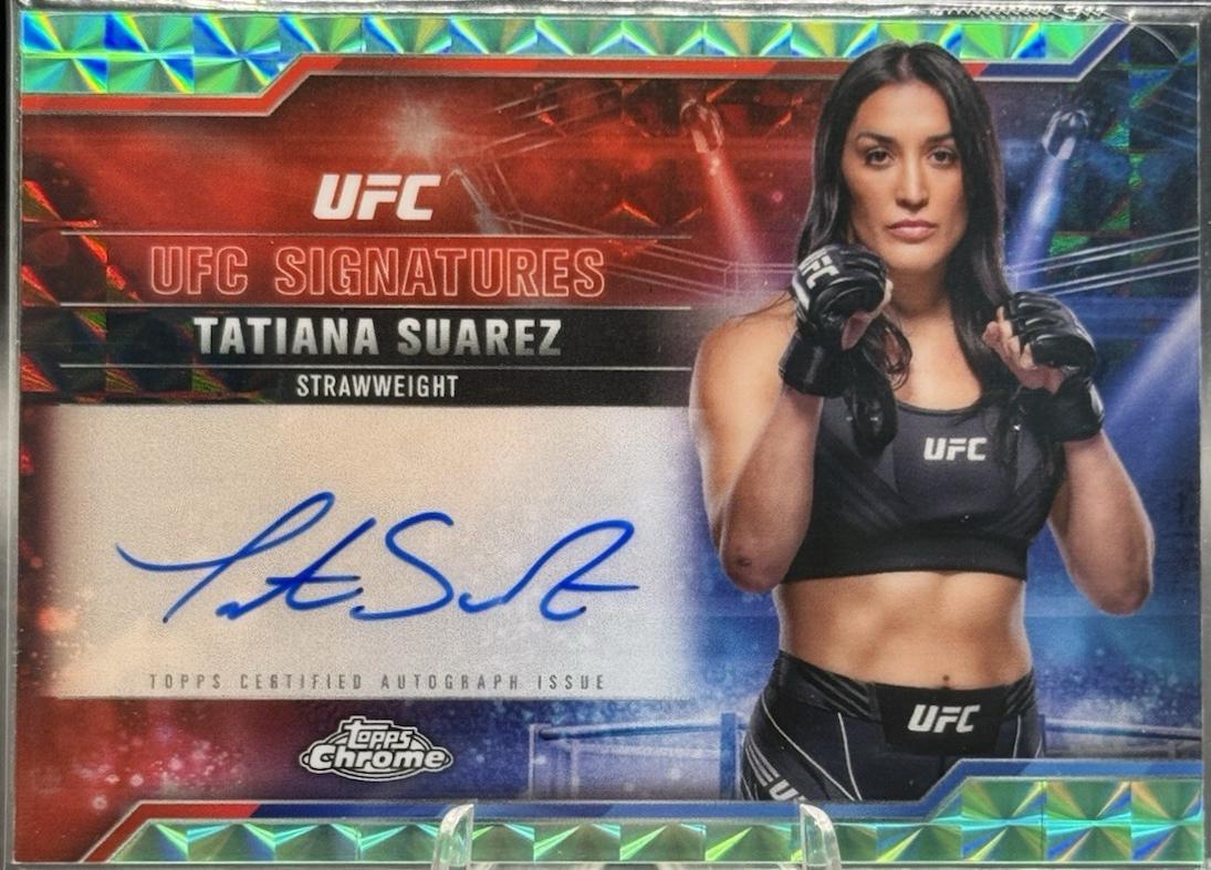 Tatiana Suarez [Geometric Aqua Refractor] #SIG-TS